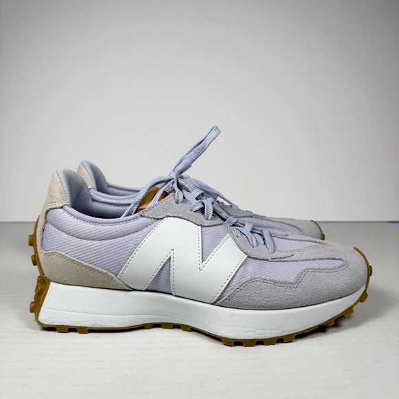 Shoes - New Balance 327 Violet Haze Gum Running Athletic Shoes Sneakers Purple W 11